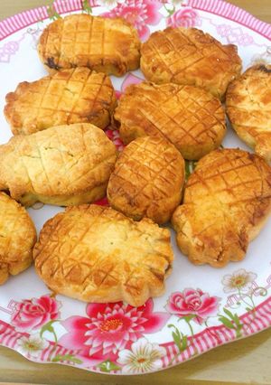 Hình của món Bánh dứa Đài Loan (Taiwan pineapple cake).