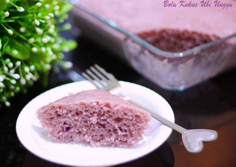 Bolu kukus ubi unggu Super Lembut empuk (Moist cake)