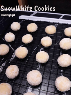 Foto resep Snow White Cookies (Putri Salju Lumer)