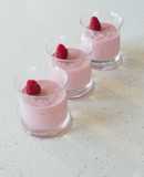 Mousse de frambuesa