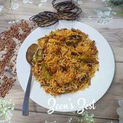 Horse Gram and Green Moong Vegetable Pulao-レシピのメイン写真