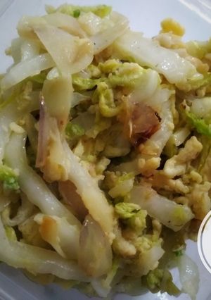 Foto resep Sawi Putih Telor