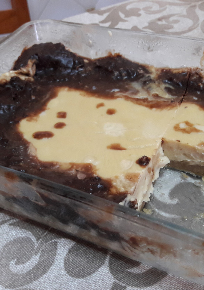 Una foto de Tarta de queso sin horno vegana 🧀
