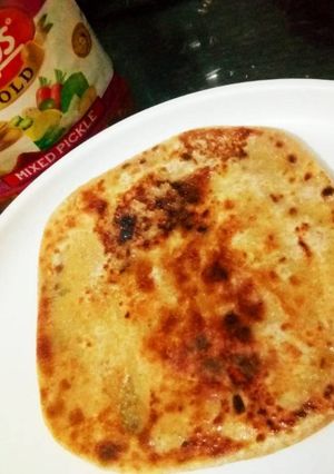 A picture of Achary paratha.