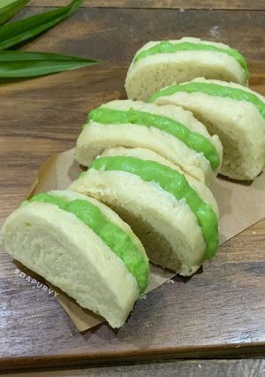 Foto resep ROTI KUKUS PONTIANAK selai SARIKAYA PANDAN