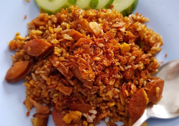 Nasi Goreng Pedas Spesial Bahan Pelengkap