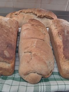 Una foto de Pan de campo con harina de espelta