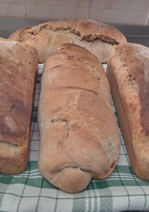 Una foto de Pan de campo con harina de espelta