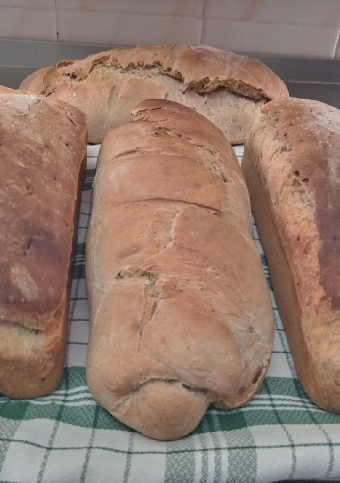 Una foto de Pan de campo con harina de espelta