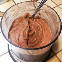A picture of 2 ingredient dairy free, guilt free ice cream.