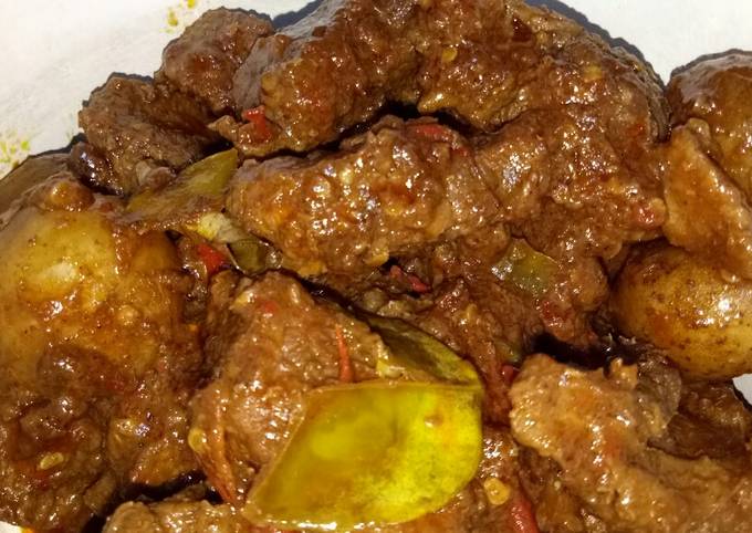 Resep Rendang Daging Sapi Praktis, Bikin Ngiler