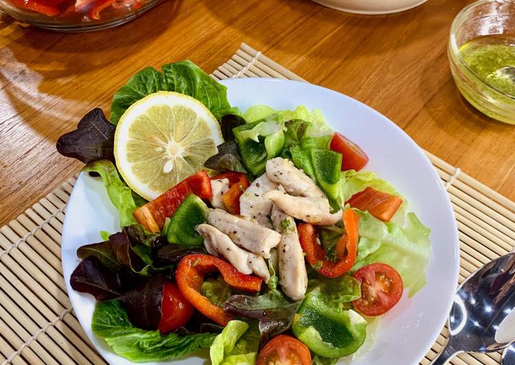Langkah Mudah Membuat Grilled Chicken Salad Lezat