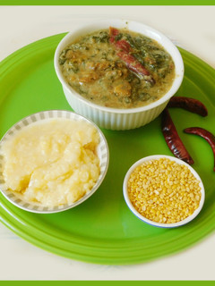 பருப்பு கீரை கூட்டு(paruppu keerai koottu recipe in tamil) செய்முறை முக்கிய புகைப்படம்