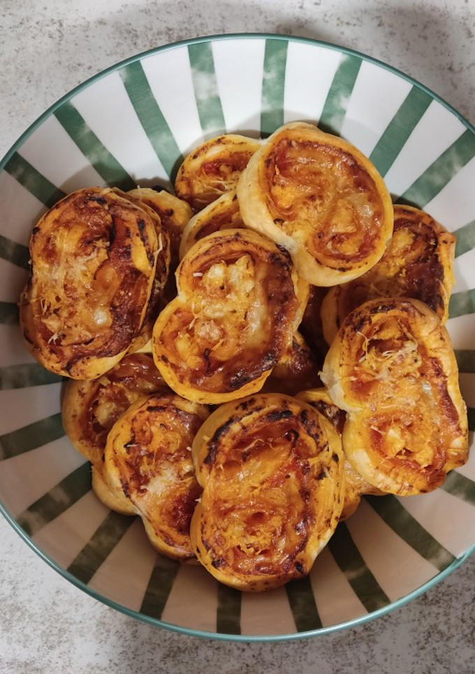 Una foto de Palmeritas de pizza
