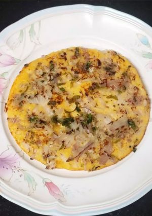 A picture of Maize flour Uthapam.