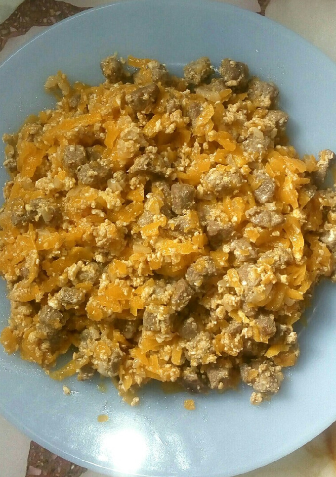 Una foto de Salteado de anco y carne