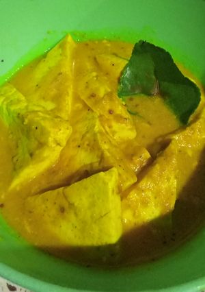 Foto resep Tahu putih bumbu kuning menu sederhana, menu gampang, menu murah