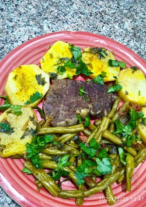 Une photo de Tajine d'Haricots verts