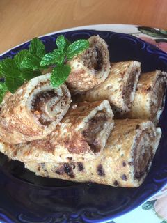 Zserbó palacsinta kelt tésztából recept fotója