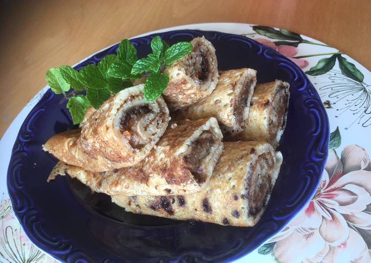 Zserbó palacsinta kelt tésztából