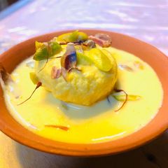 Bengali Rasmalai A picture of Bengali Rasmalai.