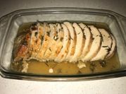 Una foto de lomito de cerdo al horno