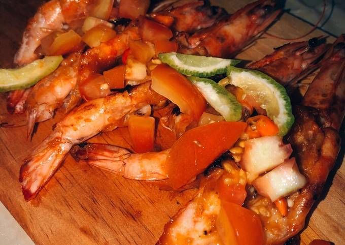 Resep Udang Bakar Saos Jimbaran Oleh Aisyah Zulaika Muchsin Cookpad