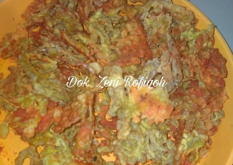 Cara Gampang memasak Kripik pare balado Anti Gagal