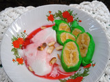 Es Pisang Ijo Dadar