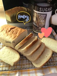 Foto resep Roti tawar (shokupan yudane)