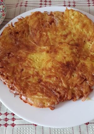 O poză a rețetei Cartofi cu ou.
