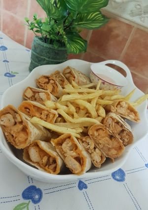 صورة لوصفة شاورما خيال