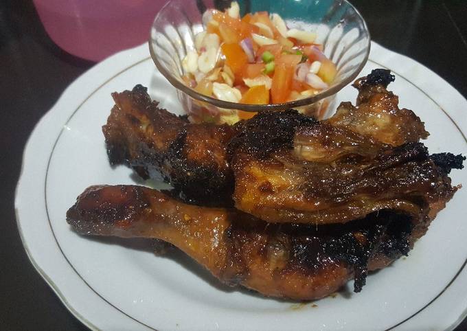 Ayam bakar kalasan sambal matah