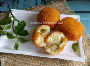 Foto resep Roti Goreng Isi Sayur
