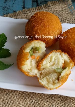 Foto resep Roti Goreng Isi Sayur