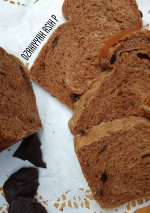 Foto resep Roti tawar coklat (no telur & no mixer) 🍫🍫🍫