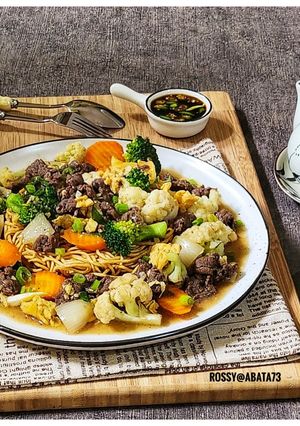 Foto resep Ifumie Sayuran Sapi Lada Hitam