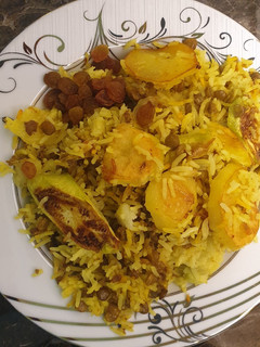 عکسی از دستور عدس پلو