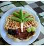 Easy Way Make Simple waffle the  Makes Drooling Really delicious