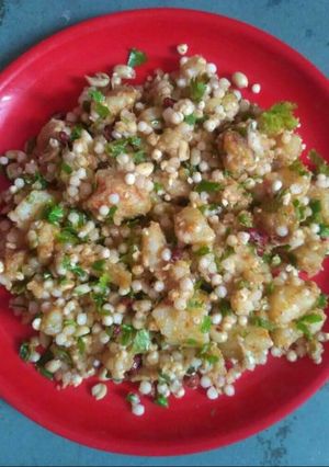 साबूदाना की चटपटी खिचड़ी(Sabudana ki chatpati khichdi recipe in hindi) रेसिपी मुख्य फोटो