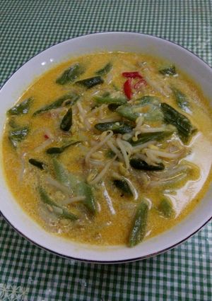 Foto resep Gambas plus tauge masak santan