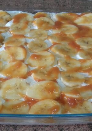 Foto principal de Tarta sin horno de plátano y nata /comida de Marruecos