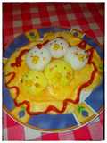 Pollitos y patitos de arroz