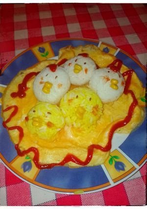 Una foto de Pollitos y patitos de arroz