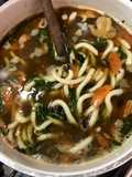 Noodle Soup with Black Beans