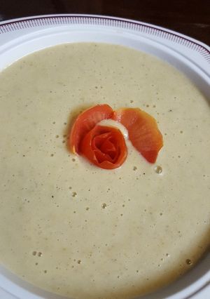 صورة لوصفة شوربة الكوسا