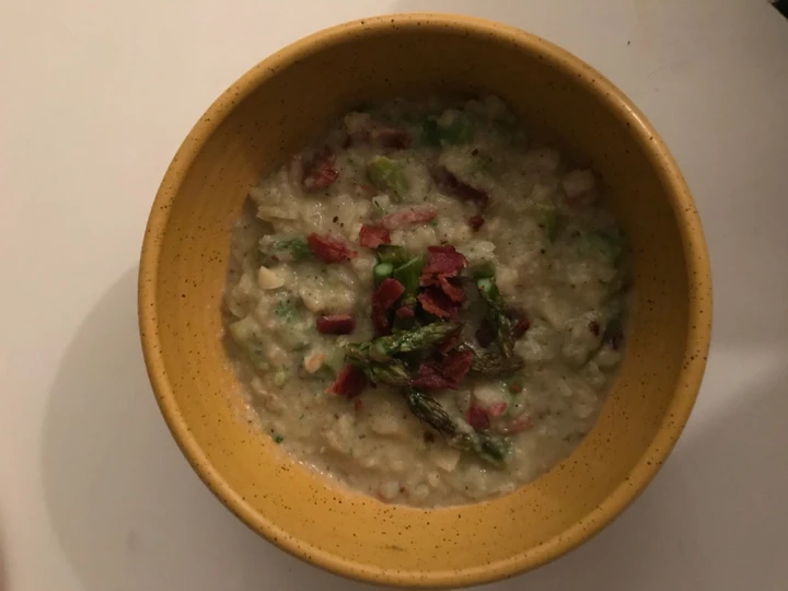 Easy Steps to Prepare Recipes Black truffle cauliflower chowder with asparagus (+bacon) the  Makes Drooling Tasty.