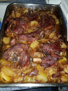 Una foto de Cordero al horno