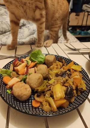 Une photo de 🍀 Assiette équilibrée du soir ⭐