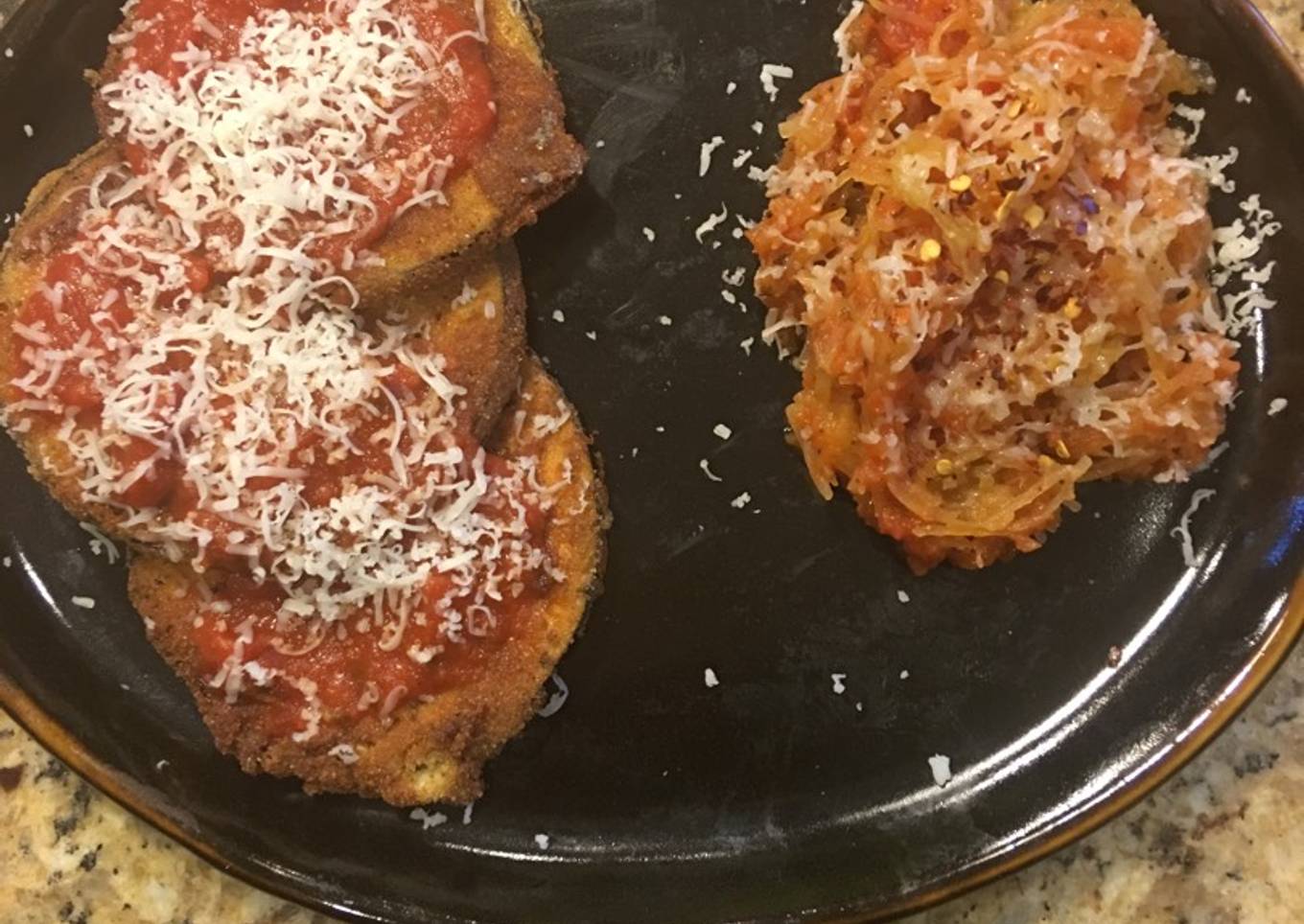 How to Make Homemade Vegetarian Eggplant Parmigiana With A Side Of
Spaghetti Squash Noodles